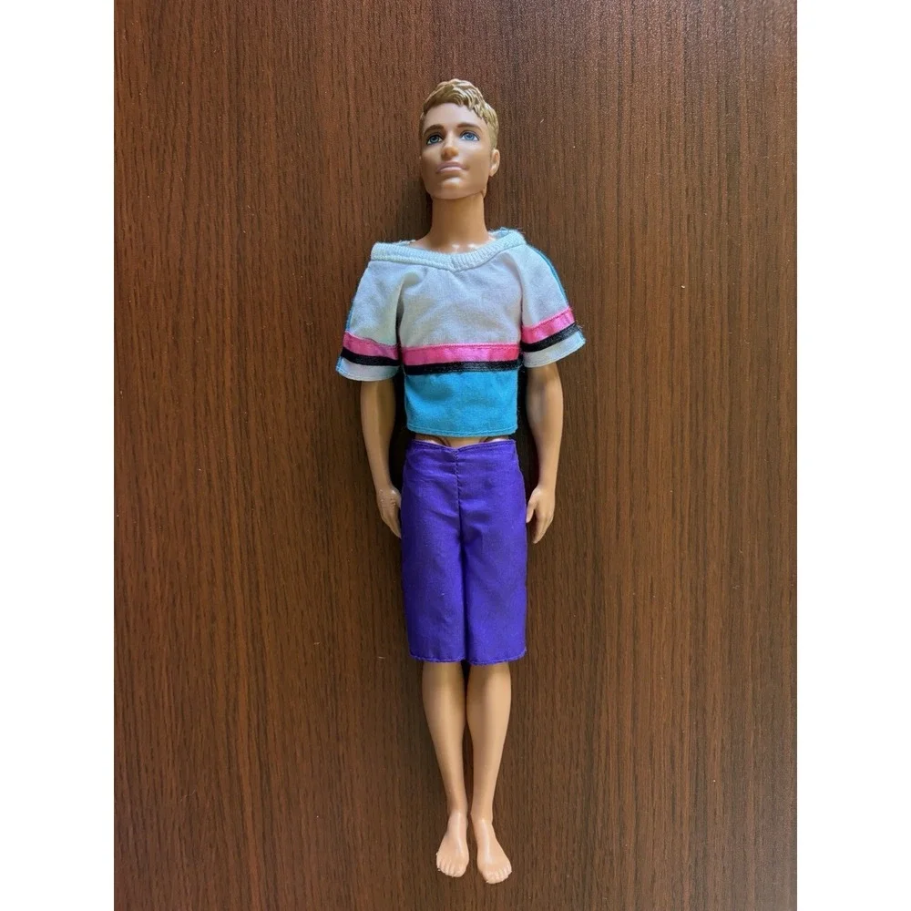 Mattel Ken Doll 2017 With Retro Neon Outfit‎ Tan Skin